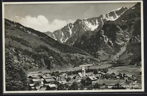 AK Elm, Ortsansicht mit Sardonagruppe