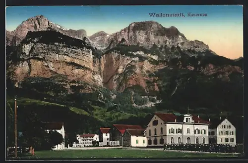 AK Wallenstadt, Blick auf die Kasernen