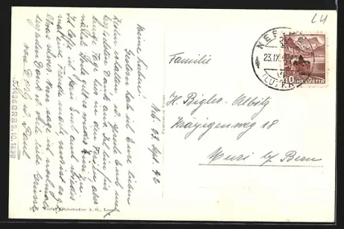 AK Nebikon, Ortsansicht mit Altishofen