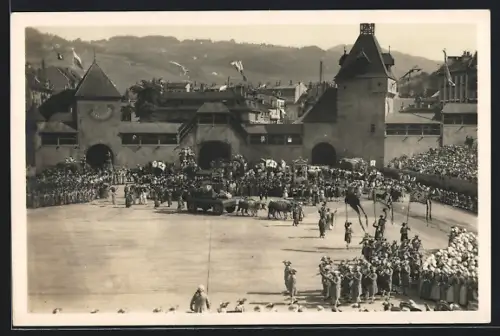 AK Vevey, Fete des Vignerons 1927