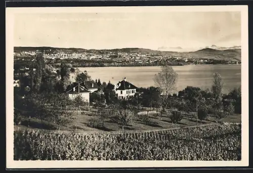 AK St. Sulpice /VD, Vue générale sur Lausanne