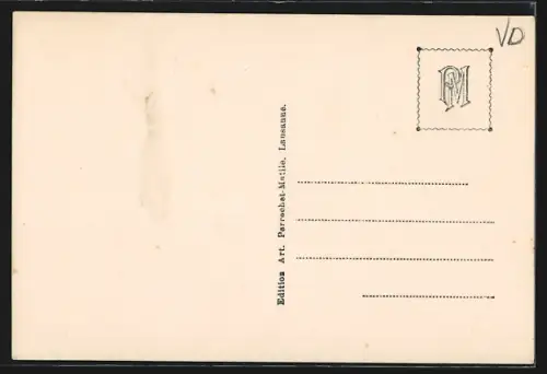 AK St. Sulpice /VD, Vue générale sur Lausanne