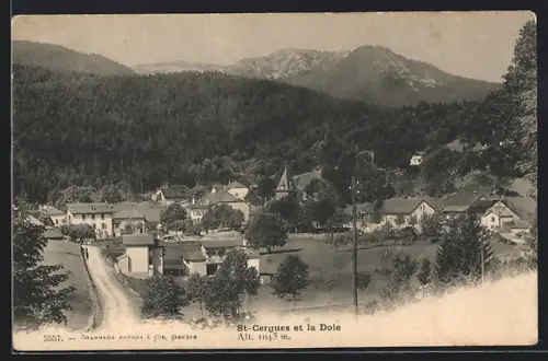 AK St. Cergues, Vue Générale et la Dole