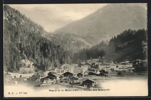 AK Sépey, Vue Générale et le Mont-d`Or, Vallée des Ormonts