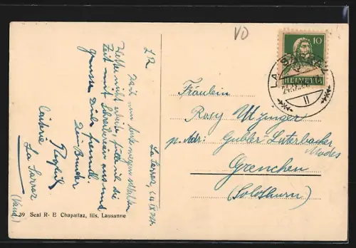 AK La Sarraz, Vue Générale