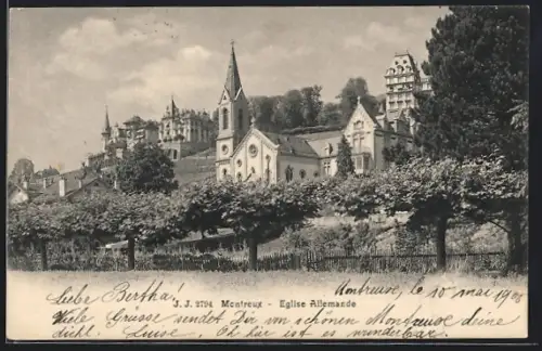 AK Montreux, Eglise Allemande