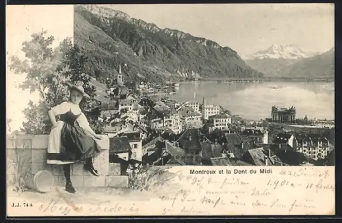 AK Montreux, La Dent du Midi
