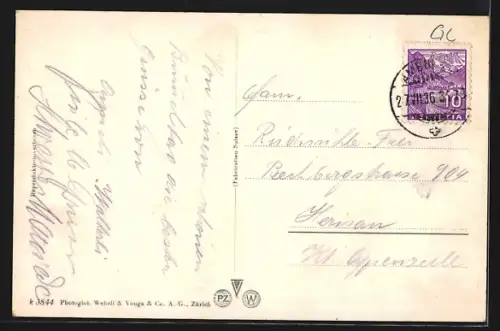 AK Glarus, Kantonsspital vor Bergkulisse