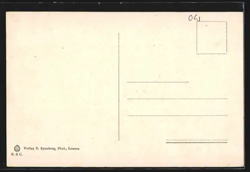 AK Sachseln, Ortspartie mit Kirche