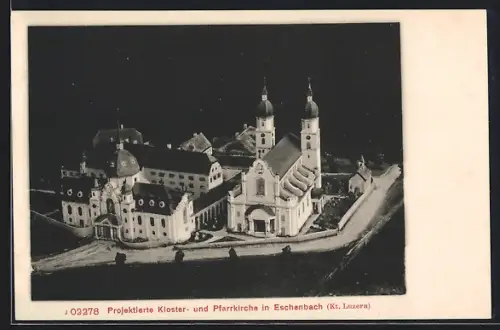 AK Eschenbach /LU, Projektierte Kloster- und Pfarrkirche