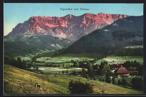 AK Eigenthal, Gesamtansicht mit Pilatus
