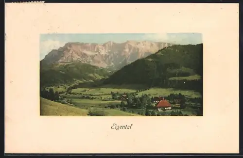 AK Eigental, Ortsansicht aus der Vogelschau