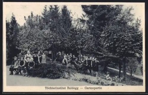 AK Baldegg, Töchterinstitut, Gartenpartie