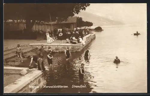AK Weggis, Strandbad am Vierwaldstättersee