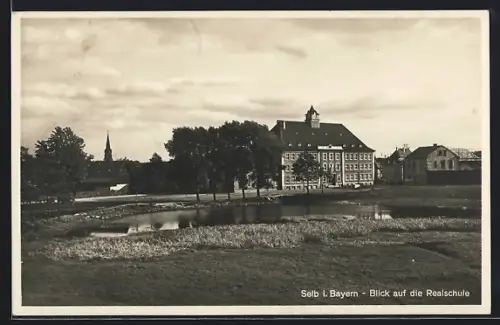 AK Selb i. Bayern, Blick auf die Realschule