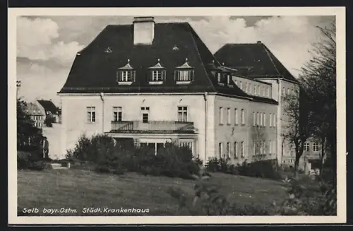 AK Selb /Bayr. Ostm., Städtisches Krankenhaus