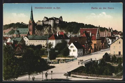 AK Heidenheim / Brenz, Partie an der Brenz