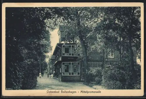 AK Boltenhagen, Partie auf der Mittelpromenade
