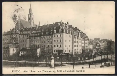 AK Leipzig, Alte Häuser am Thomasring