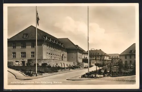 AK Weimar / Thüringen, Abteilungsgebäude Flak-Abteilung