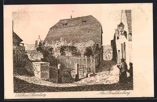 Künstler-AK Bernburg, Am Brahlenberg