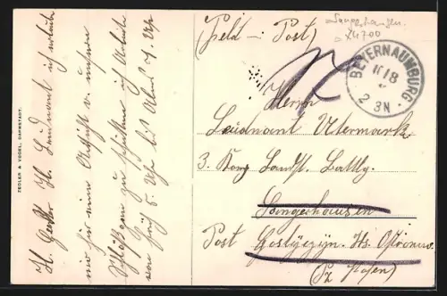 AK Beyernaumburg, Unterschloss, Oberschloss, Auffahrt