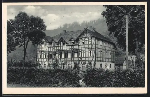AK Stolberg / Harz, Blick auf Jugendherberge