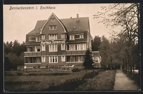 AK Benneckenstein i. Hochharz, Kurhaus Tannenwald