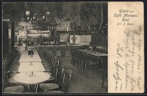 AK Kiel, Blick in das Café Monopol
