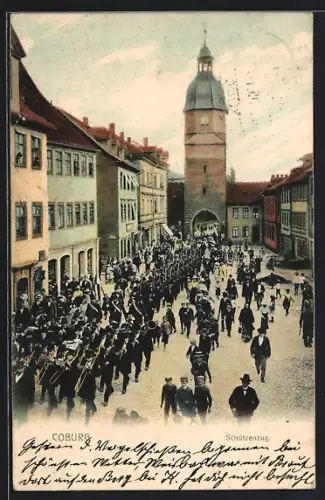AK Coburg, Schützenzug am Stadttor