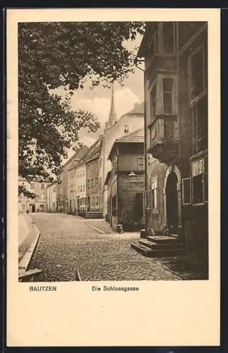 AK Bautzen, Schlossgasse