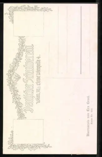 Künstler-AK E.F. Hofecker: Deutscher Schulverein NR: 415, Marmarole von Tre Croci