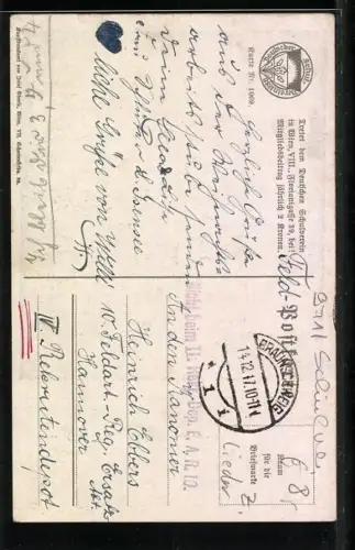 Künstler-AK Karl Friedrich Gsur, Deutscher Schulverein NR 1069: Wenn`s Mailüfterl weht, Liebespaar