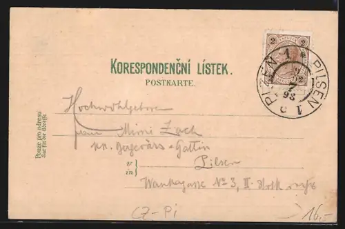 Lithographie Rokycan, Rokycany, Námesti, Radnice