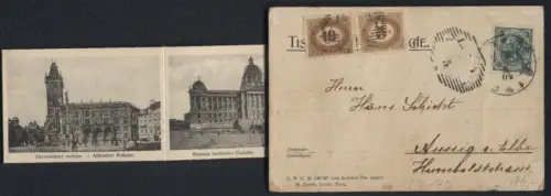Leporello-AK Prag / Praha, Karluv most, Rudolfinum, Hradcany, Prikopy