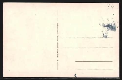 AK Knutwil, Blick zur Kirche, Stahlbad Knutwil, Ortspartie