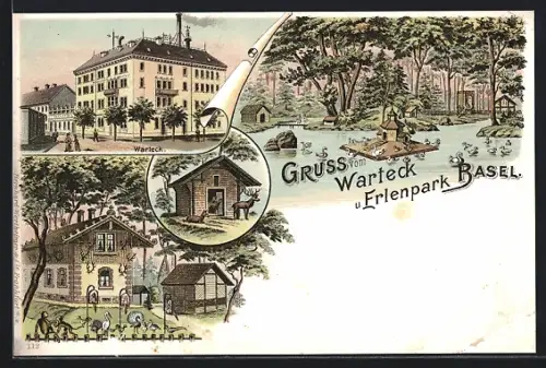 Lithographie Basel, Warteck & Erlenpark