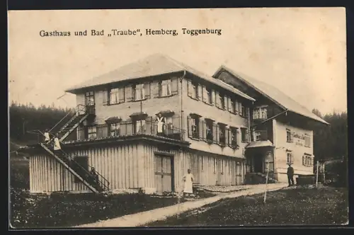 AK Hemberg /Toggenburg, Gasthaus und Bad Traube
