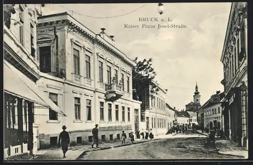 AK Bruck a. d. L., Kaiser Franz Josef-Strasse