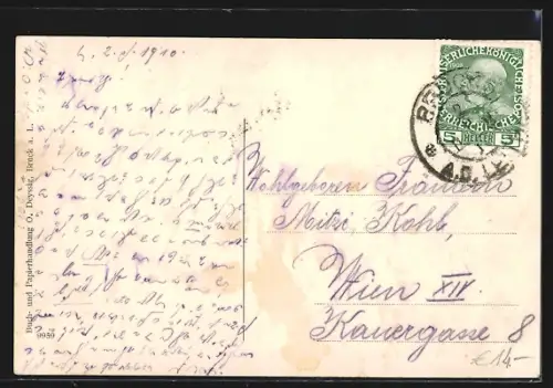 AK Bruck a. d. L., Kaiser Franz Josef-Strasse