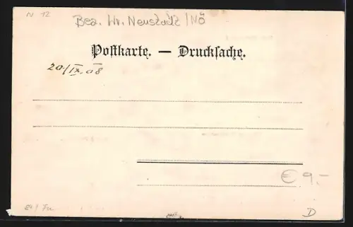 AK Lanzenkirchen, Klein-Wolkersdorf, Schloss Frohsdorf und Mädchen-Klosterschule