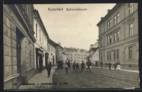 AK Knittelfeld, Blick in die Bahnhofstrasse