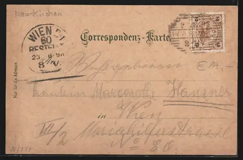 Lithographie Payerbach, Baumgartnerhaus, Erzh. Otto Schutzhaus, Carl Ludwig Schutzhaus