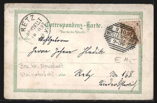 Lithographie Wöllersdorf, Franz Josephs Kaserne, Kaserne am Wasser, Höllenturm