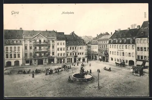 AK Gera, Marktplatz
