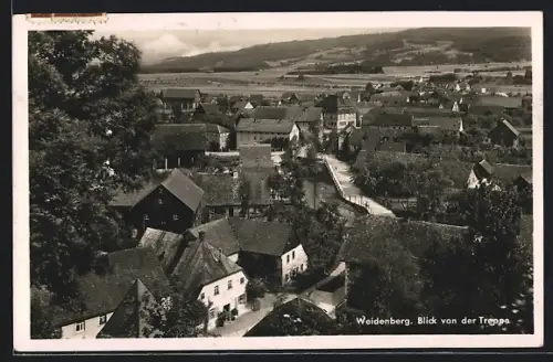AK Weidenberg / Bayreuth, Blick von der Treppe