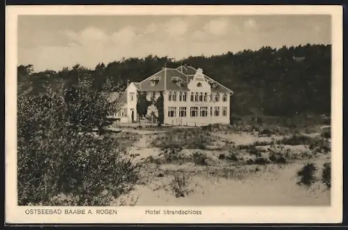 AK Baabe a. Rügen, Hotel Strandschloss