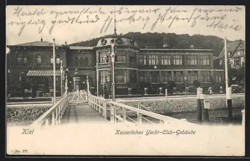 AK Kiel, Kaiserliches Yacht-Club-Gebäude