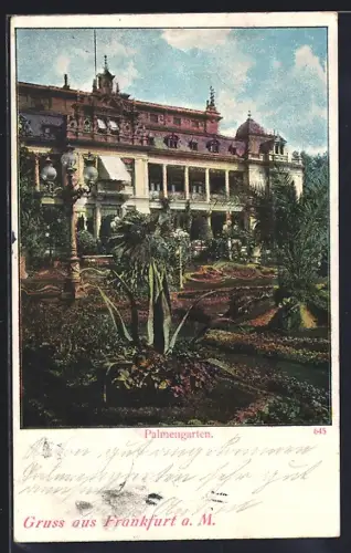 AK Frankfurt-Westend, Palmengarten