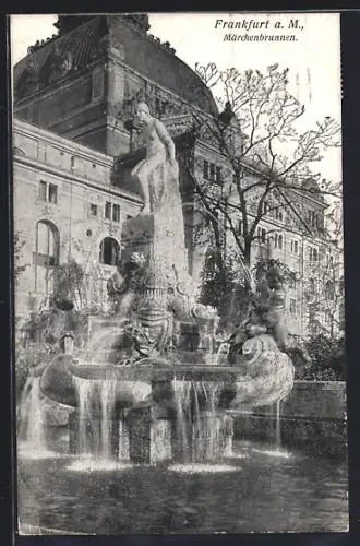 AK Frankfurt a. M., Märchenbrunnen